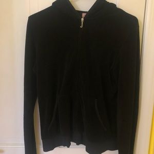 NWOT Black Terrycloth Juicy Couture Track Jacket